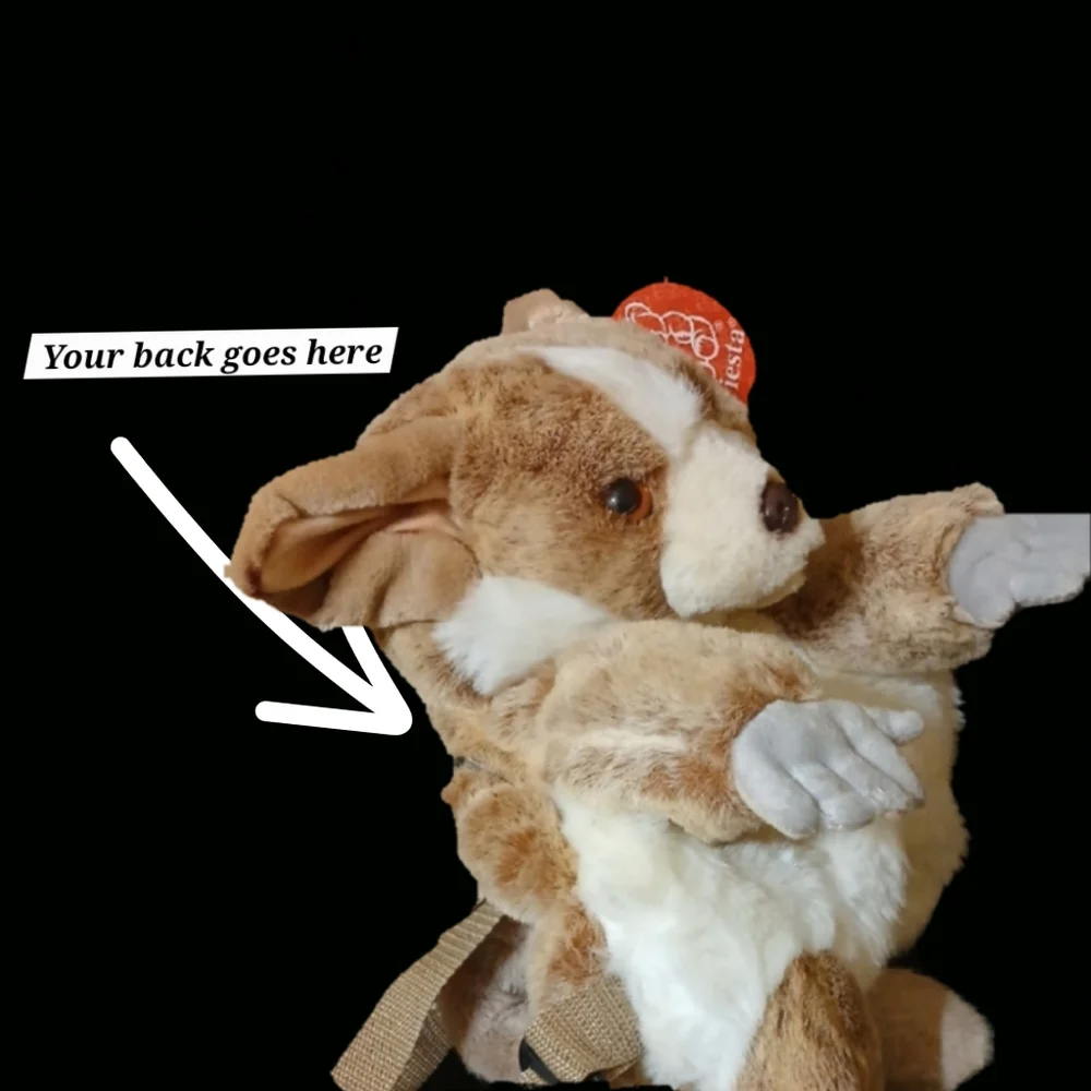 The Backpack BushBaby By Fiesta Toy- Real Cute & Ultra Soft Mwmt 2007 New W/Tags - Picture 2 of 12